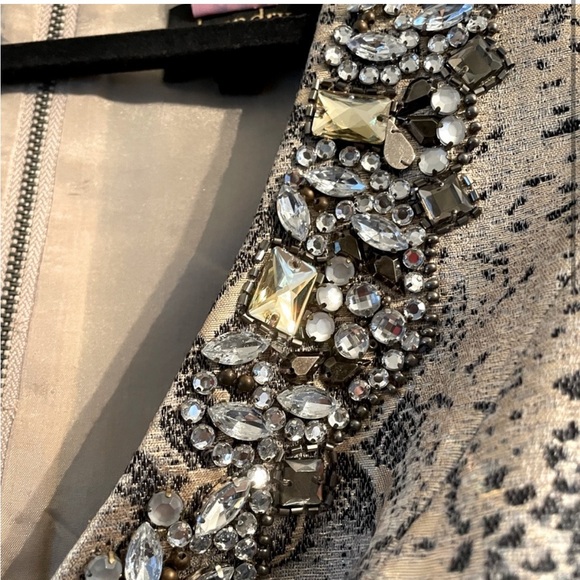 Laundry By Shelli Segal Backless Snake Print Dress - Picture 3 of 4